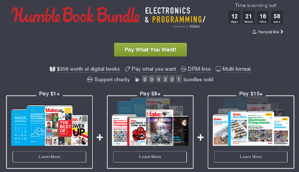 Humble Book Bundle Electronics & Programming presented by Make